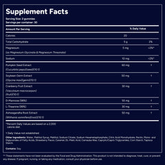 Ashwagandha element with QuietLab N1 to promote bedtime calm.