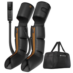 QUINEAR cordless full-leg massage remote for portable at-home relief.