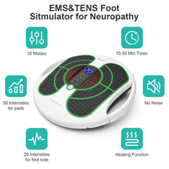 QUINEAR foot massager in use on foot