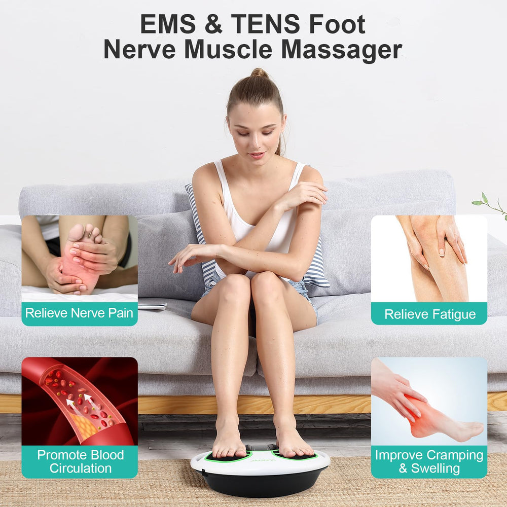 QUINEAR foot massager with remote control for convenient operation