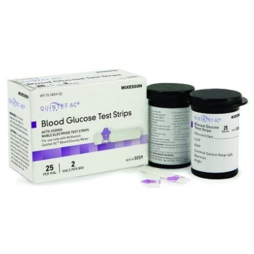Quintet AC glucose strip 50-box enabling precise readings with Quintet AC System.