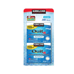 Quit Ice Mint Gum pack showing two boxes for convenient quit-support.