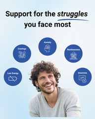 Quit Kit detox pills magnesium glycinate capsule supporting calm mood and restful nights.