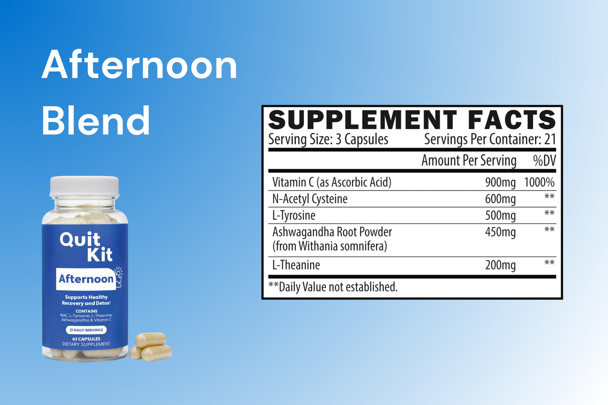 Quit Kit melatonin capsule serving as a night‑time sleep aid for restorative rest.
