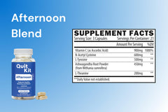 Quit Kit melatonin capsule serving as a night‑time sleep aid for restorative rest.