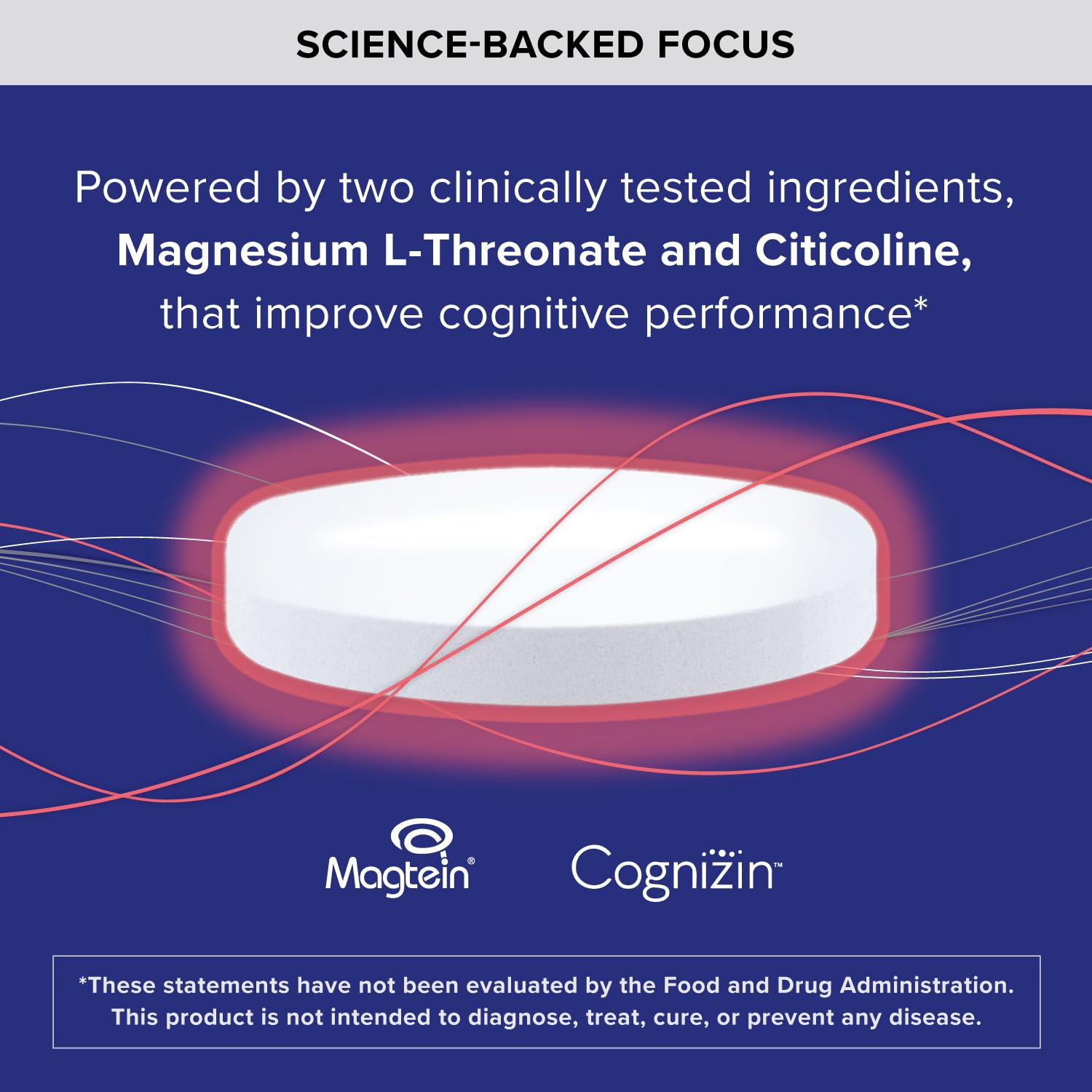 Qunol Brain Health Focus Plus bottle pour action ready for a productive day