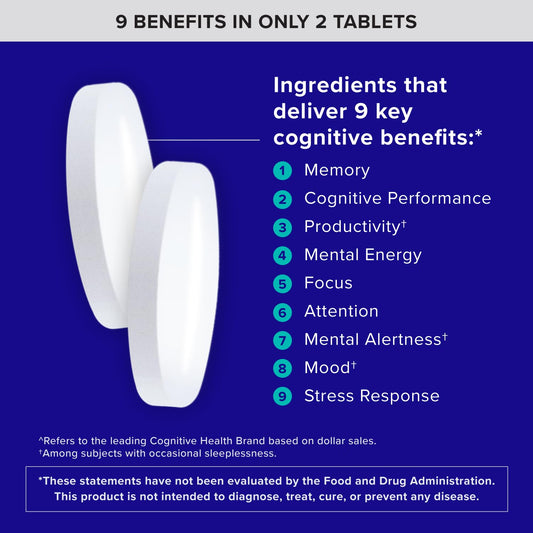 Qunol Brain Health Memory Plus capsule close-up highlights convenient daily memory support.