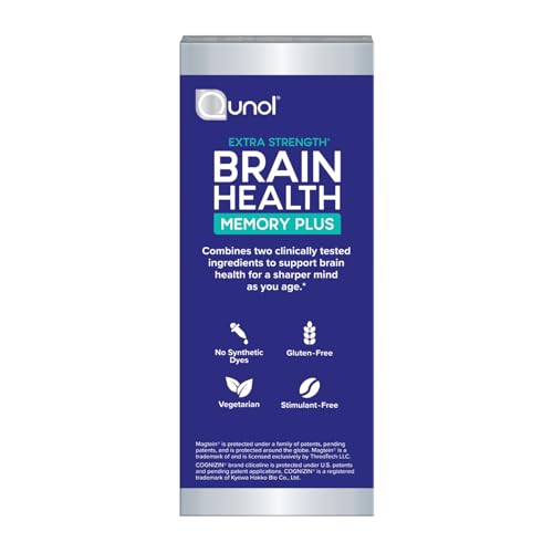 Qunol Brain Health Memory Plus gift-pack shot on a clean surface