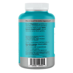 Qunol Magnesium Gummies no artificial colors for clean ingredient appeal