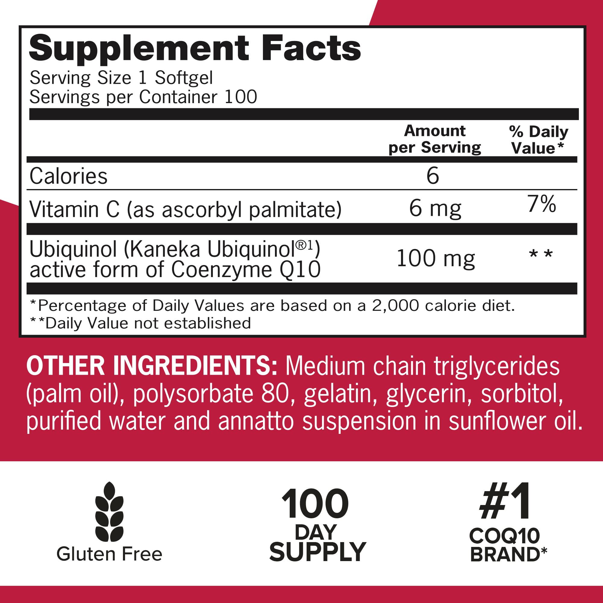Qunol Mega softgels being poured to show easy daily intake