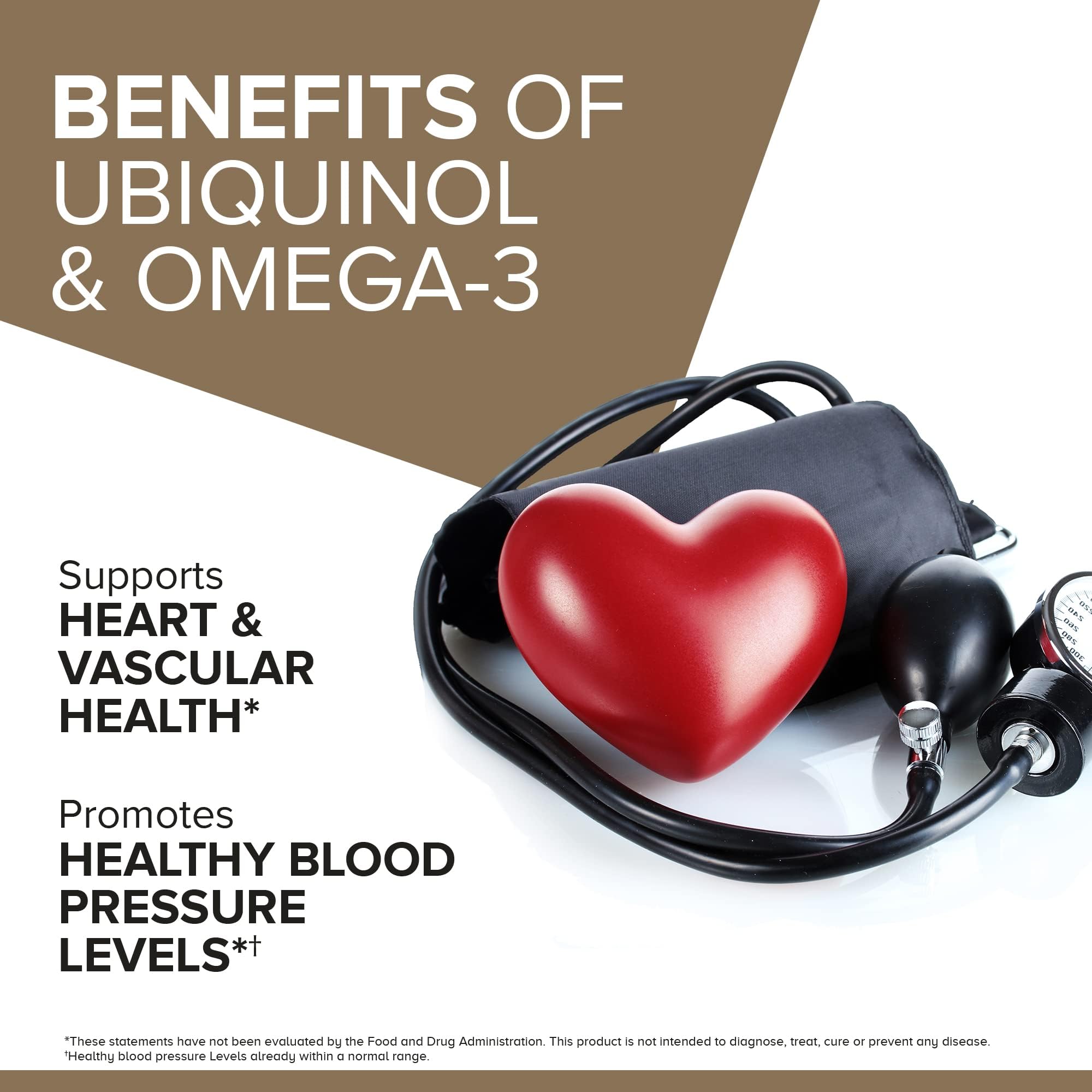 Qunol Plus label ubiquinol front emphasizing activated CoQ10 form