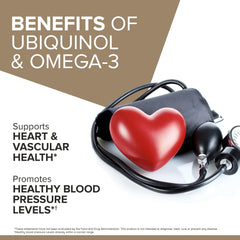 Qunol Plus label ubiquinol front emphasizing activated CoQ10 form