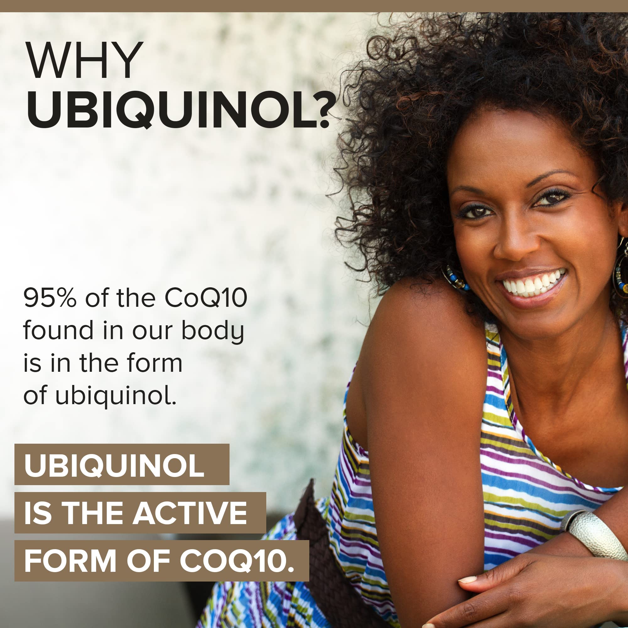 Qunol Plus ubiquinol bottle angled view showing omega-3 pairing.