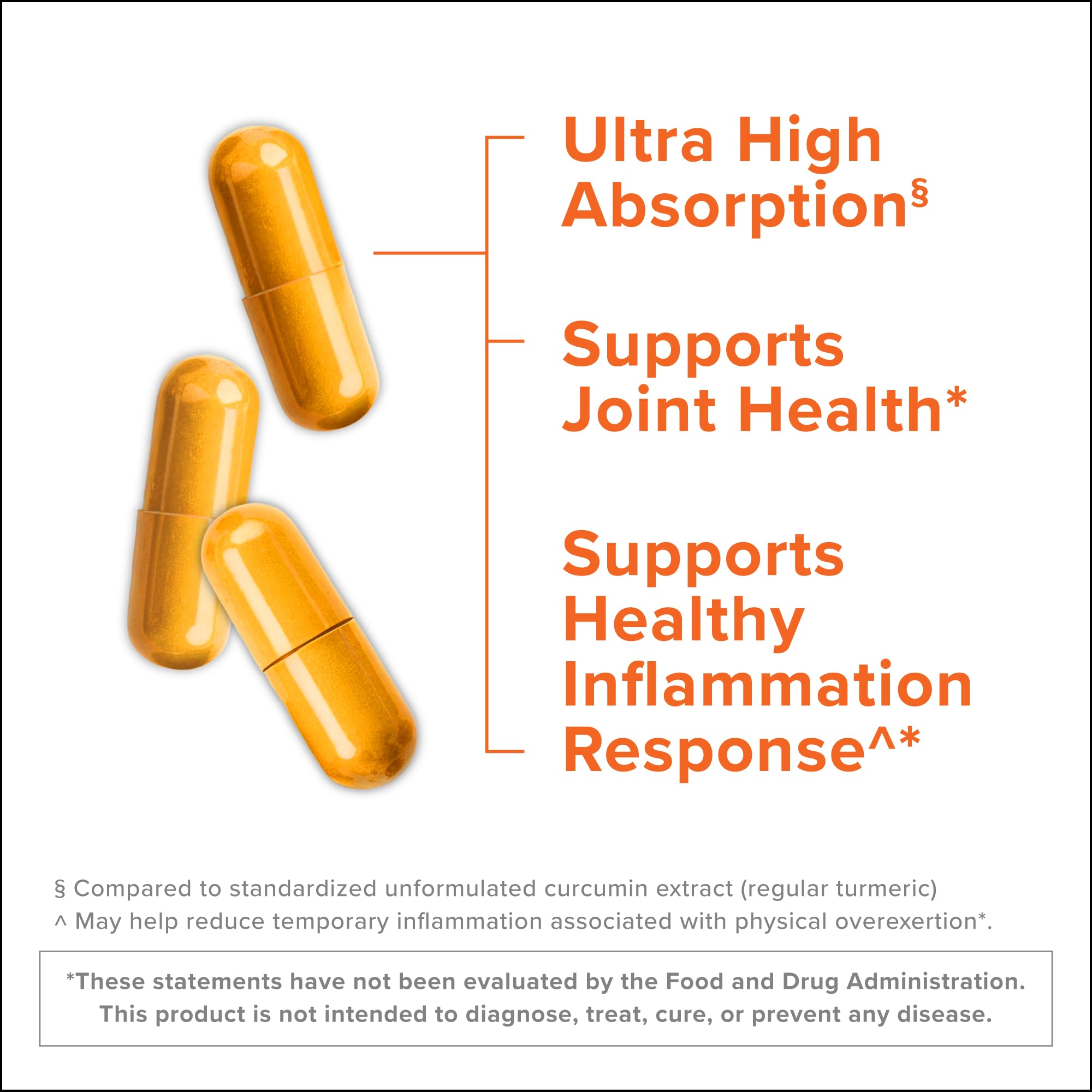 Qunol Turmeric Curcumin capsules close-up for easy daily use