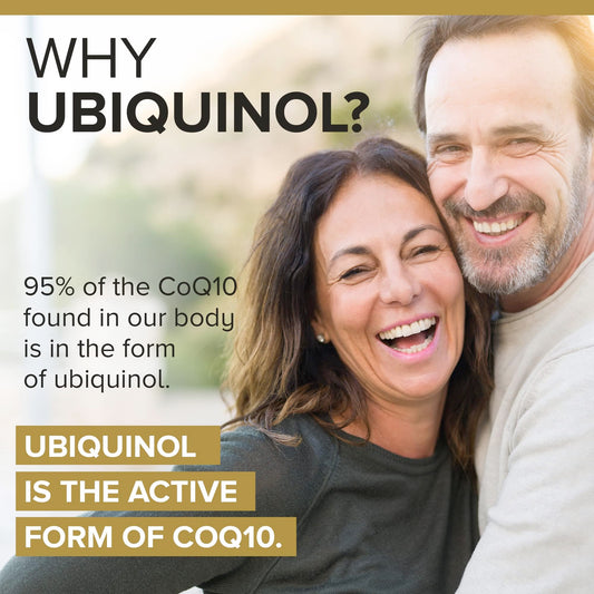 Qunol ubiquinol active CoQ10 form close-up highlighting antioxidant action.