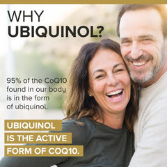 Qunol ubiquinol active CoQ10 form close-up highlighting antioxidant action.