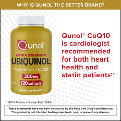 Qunol ubiquinol heart-health illustration showing vascular support.