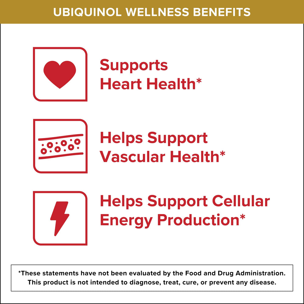 Qunol softgel capsules close-up with smooth texture for daily supplementation