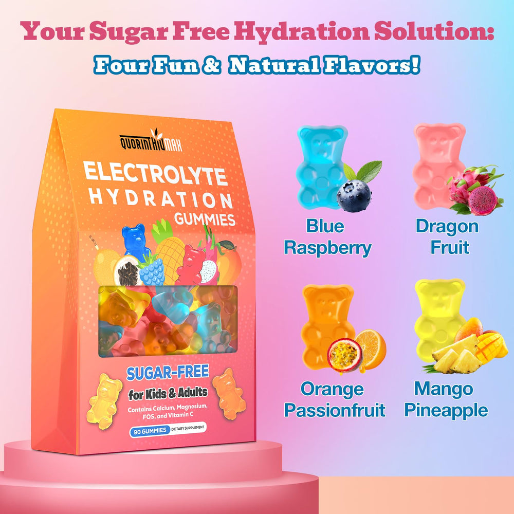 Quorinthiumax mango pineapple gummies deliver flavorful hydration