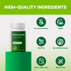 QurItAll vegan, soy-free, gluten-free label underscores allergen-friendly formulation.