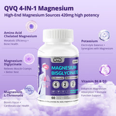 QVQ Potassium citrate and vitamin D3 bottle label for optimized absorption