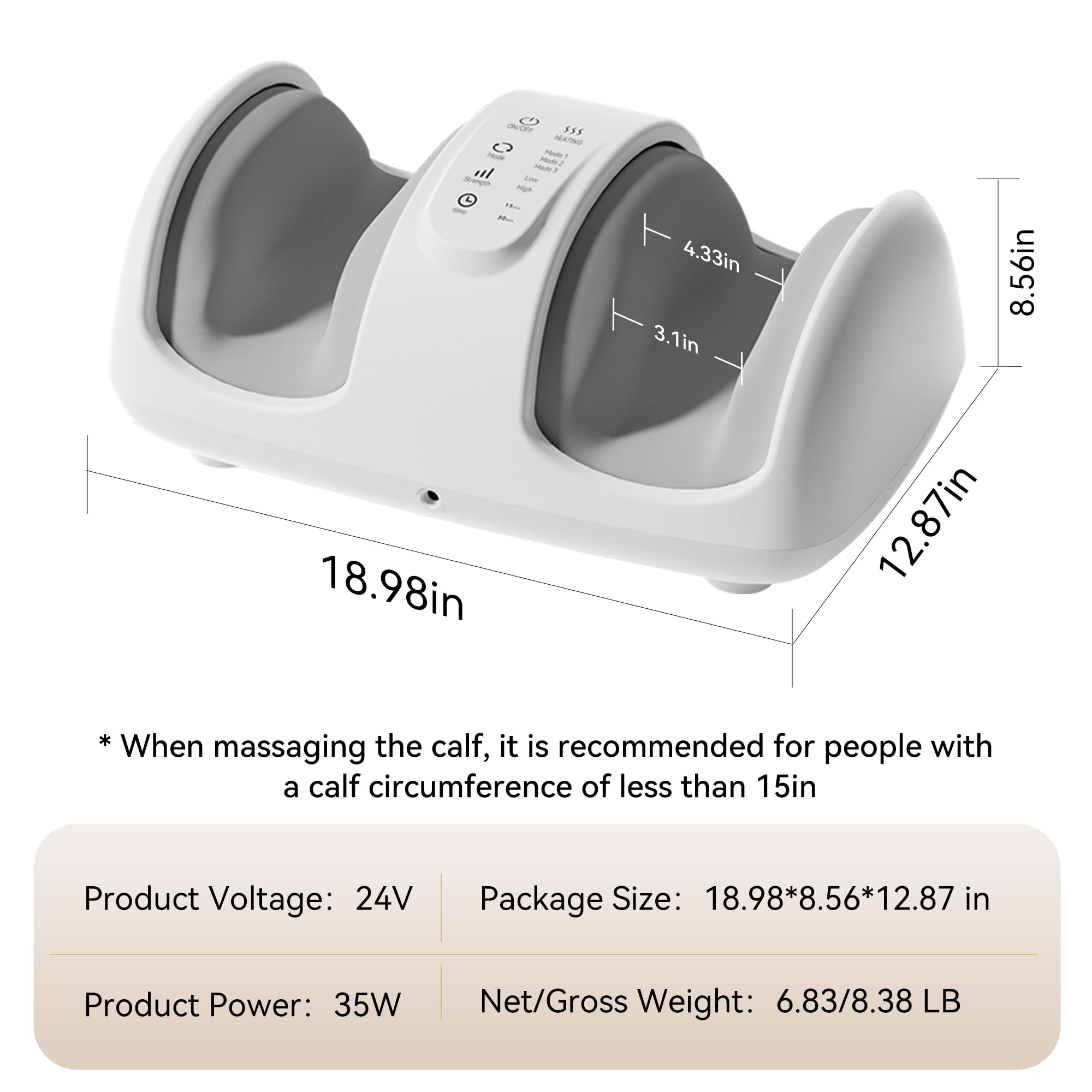 QXC ergonomic design reduces slipping with stable base and soft lining