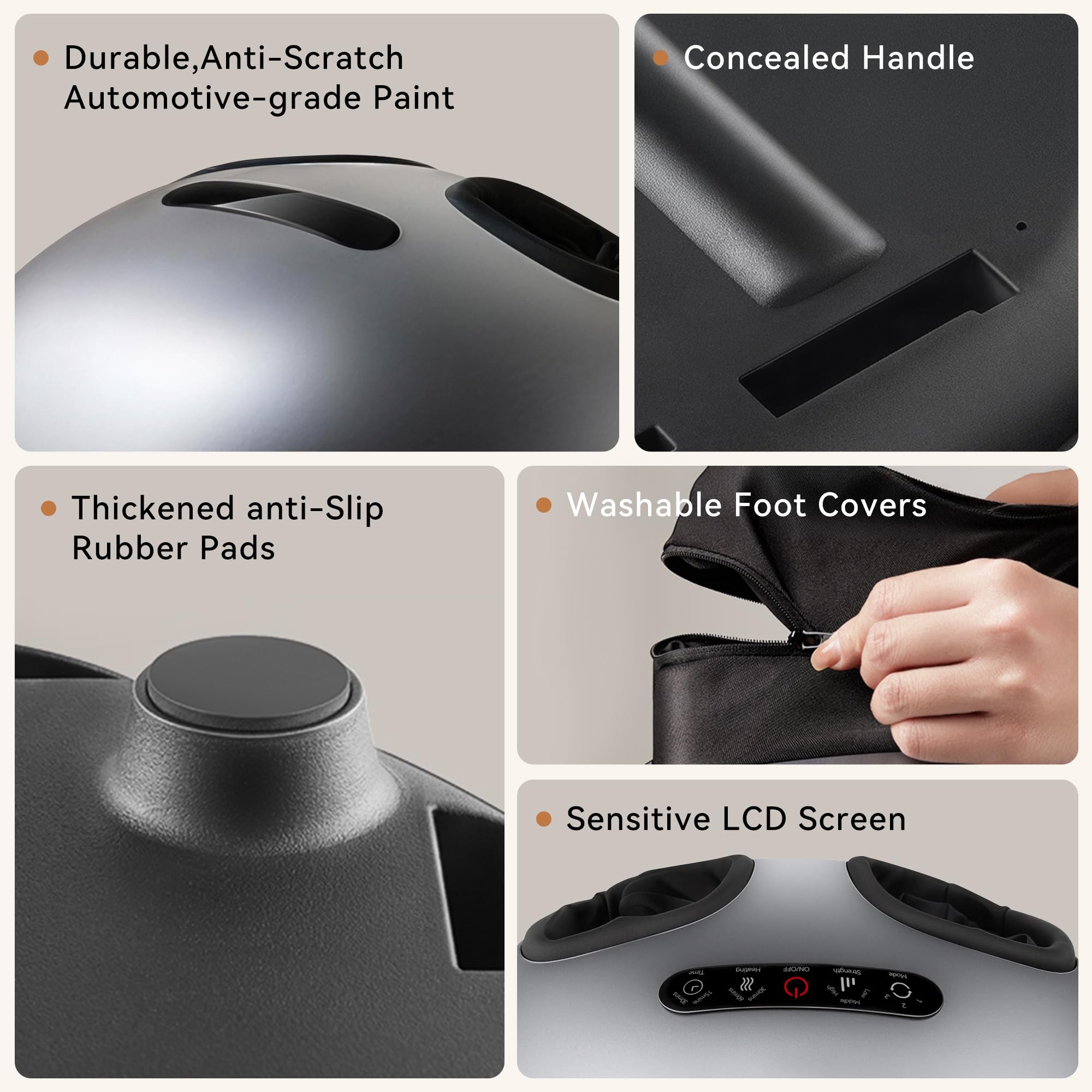 QXC Foot Massager fits up to US men's size 12 for broad compatibility.