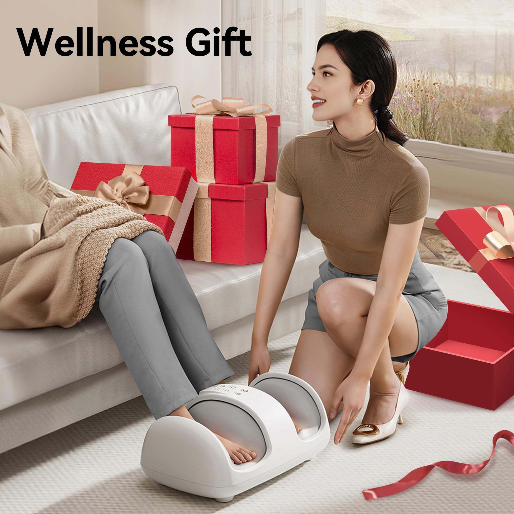 QXC massager makes a thoughtful wellness gift for feet and calves