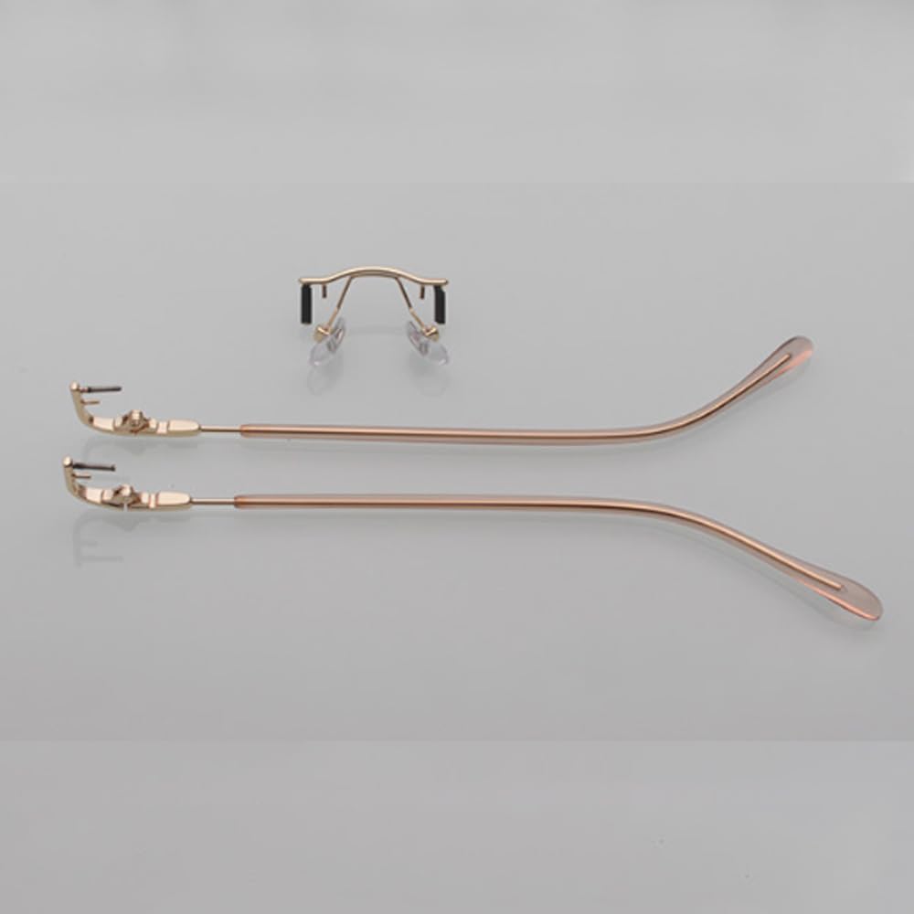 QYAJS nose bridge for rimless glasses—stable support and comfort