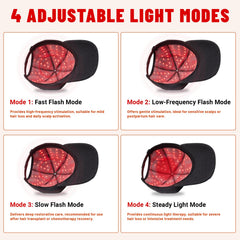 Qydenova four-modes on-cap illustrates customizable scalp care options.