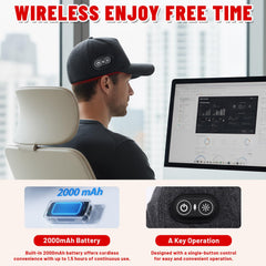 Qydenova rechargeable battery pack enables wireless sessions at home.