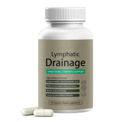 QYGCHUSIN Lymphatic Drainage Capsule bottle front shows herbal support for daily immune health