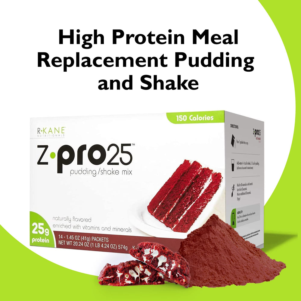 Meal replacement idea using Z-Pro Red Velvet for busy mornings.