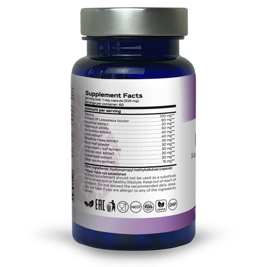 RaDoTech Edema Relife capsules ready for daily edema support.