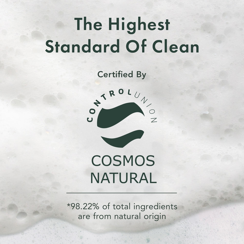 Rael cleanser bottle, dermatologist-tested, designed for sensitive skin comfort.