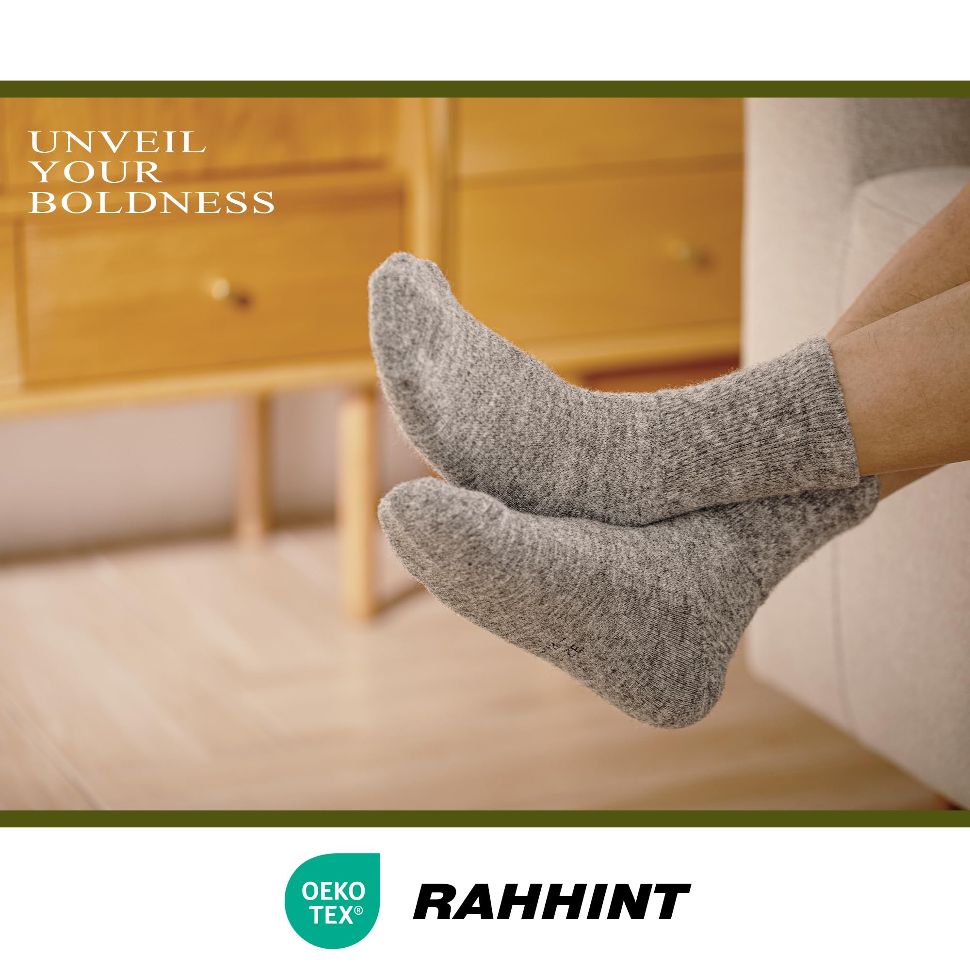 Rahhint breathable knit diabetic sock for comfortable all-day wear