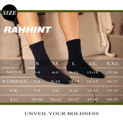 Rahhint alpaca-wool socks provide soft warmth for outdoor use.