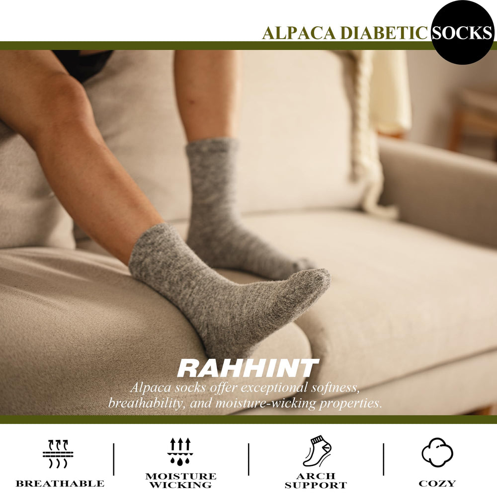 Rahhint Diabetic Socks Moisture-wicking and breathable for dry feet