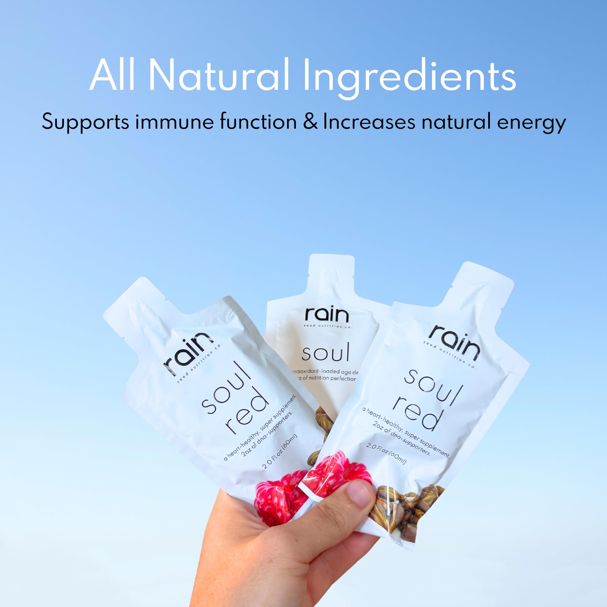 RAIN Soul Red packaging image showing compact, recyclable design for eco-conscious shoppers