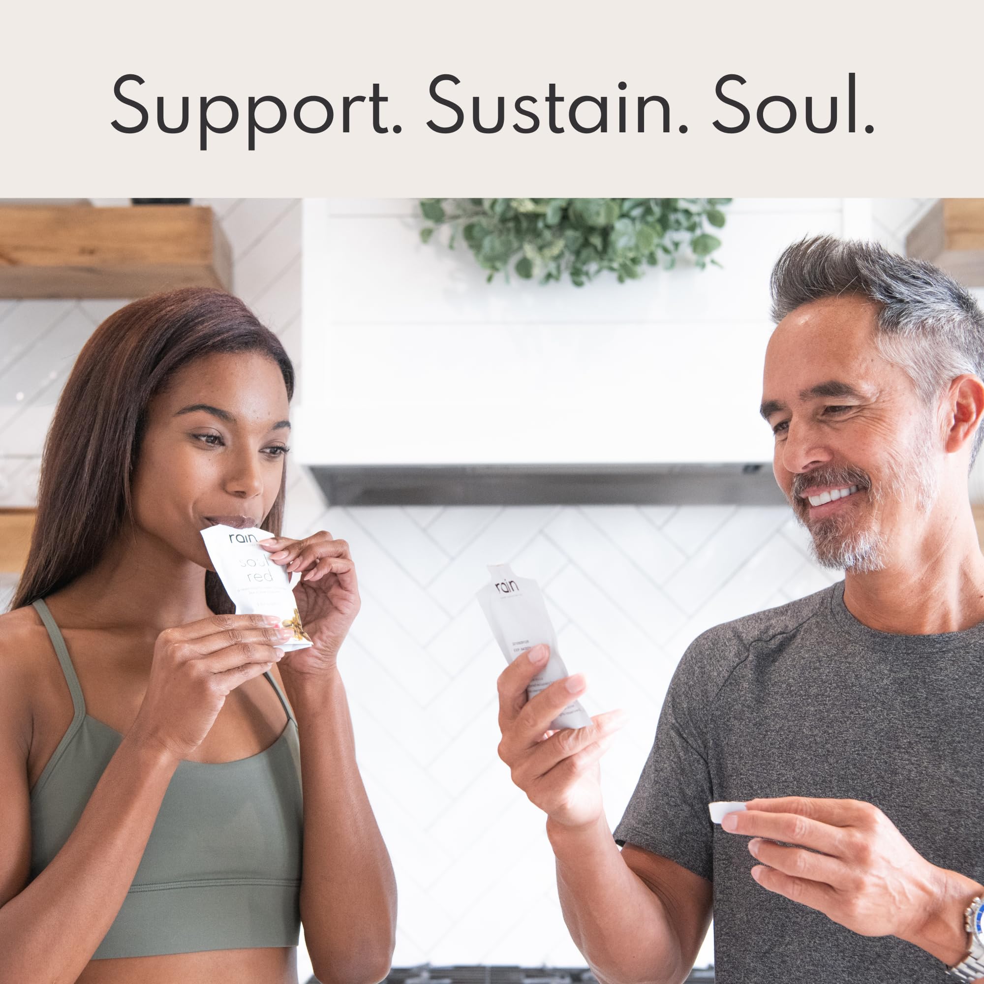 RAIN Soul in the evening routine encourages relaxation and wind-down.