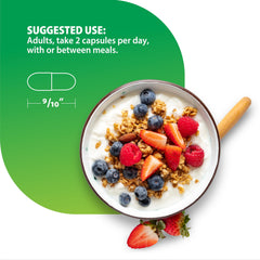Rainbow Light Postnatal Multivitamin digestive blend graphic emphasizes gut-supporting enzymes.