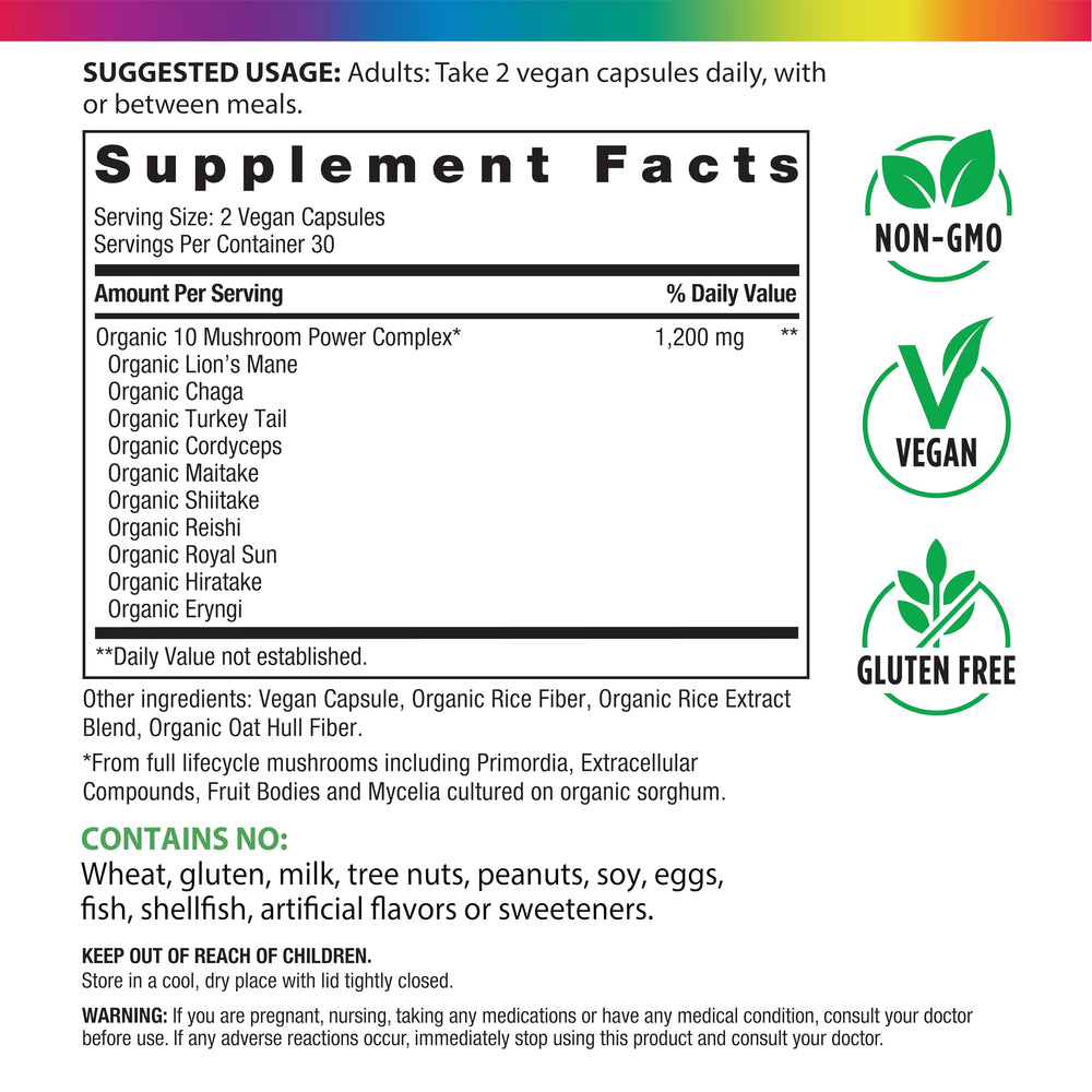 Close-up of Rainbow Light vegan capsules for convenient daily use.