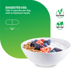 Rainbow Light vegetarian, gluten-free formula icon denotes purity and gentleness on stomach.