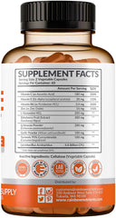 Rainbow Nutrients Immune Support box and bottle showing two-month value