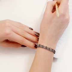 RainSo copper bracelet petal design presented as a versatile gift.