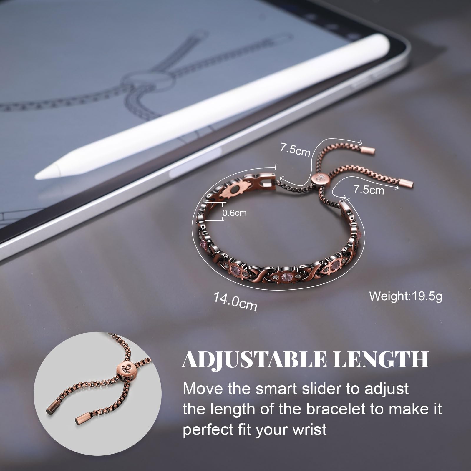 RainSo display box with bracelet provides elegant gifting presentation