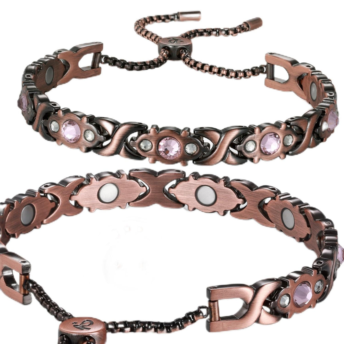 RainSo copper magnetic bracelet with adjustable fit for daily wear
