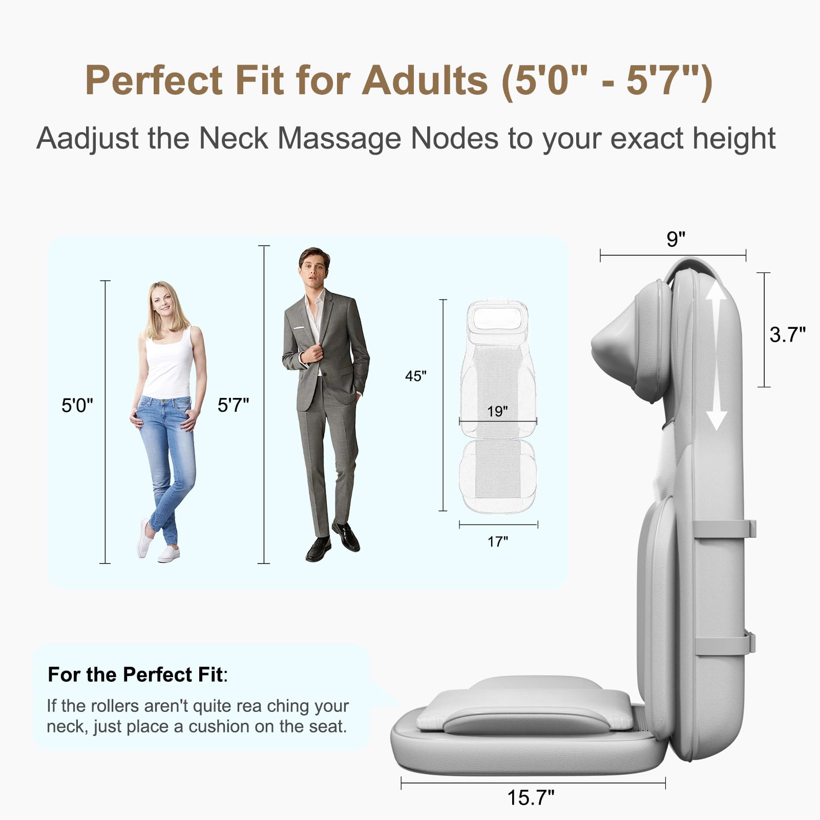 Rainwolf 15-minute auto-shutoff enables safe, worry-free relaxation sessions.