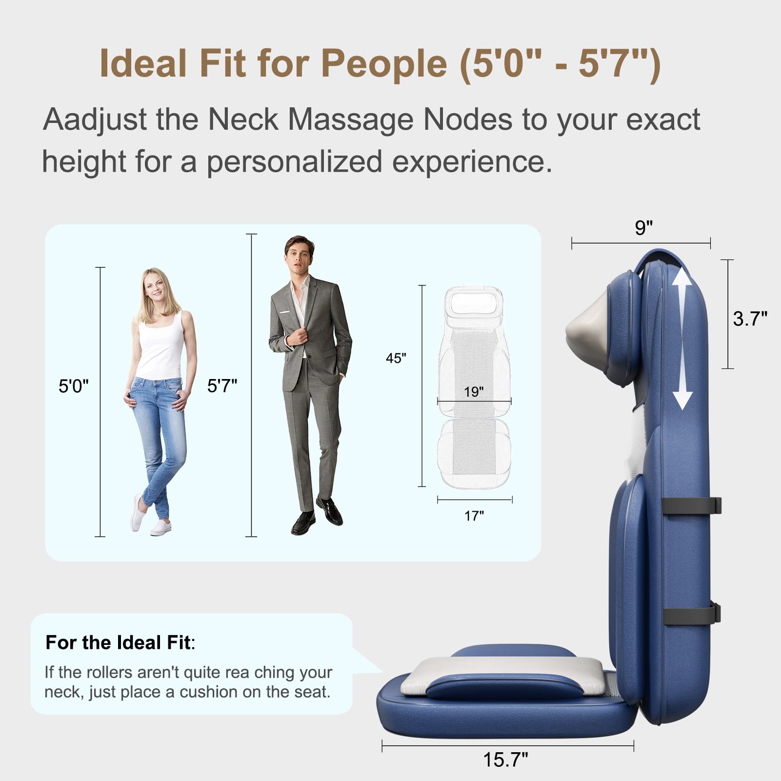Rainwolf height-adjustment feature aligns with seating posture