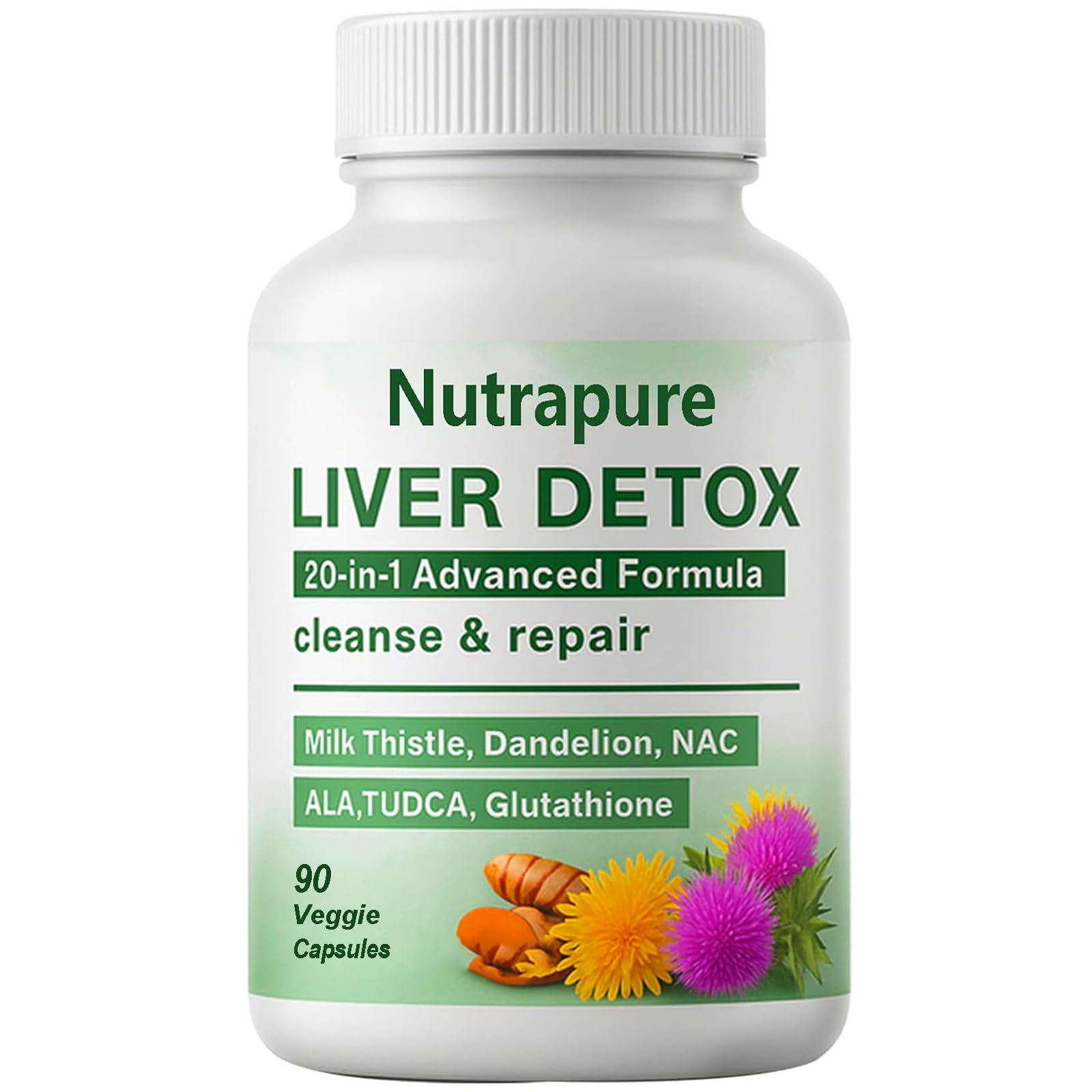 Raipult Liver Detox Capsules bottle supports daily liver balance.